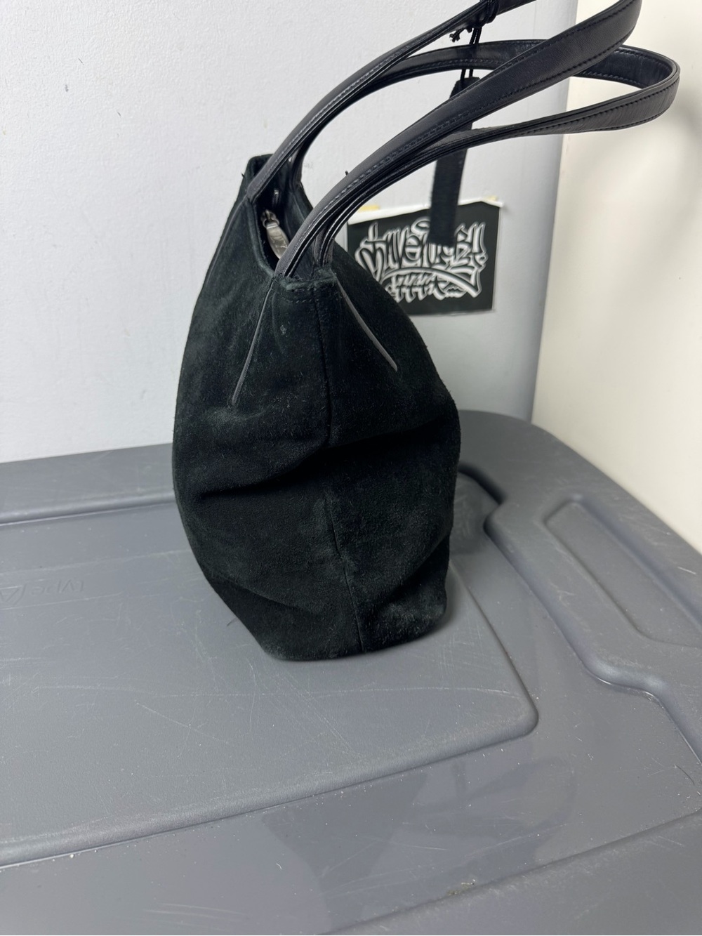 Tokio Yoshikawa Suede Shoulder Bag - Picture 6 of 9
